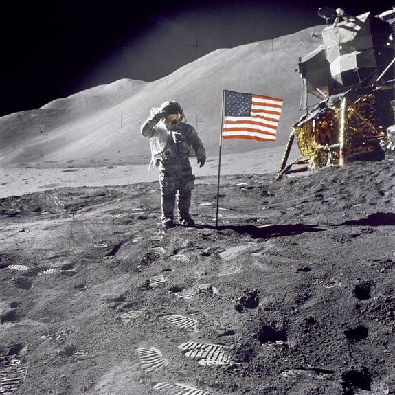 Nasa on the moon Apollo mission.jpeg