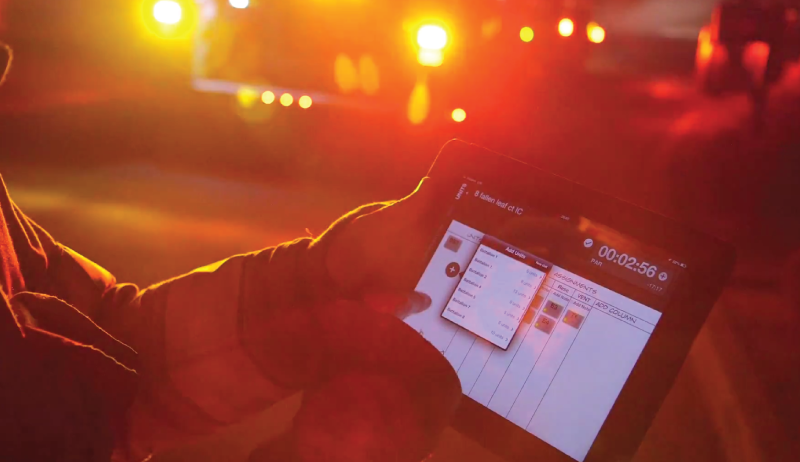 iPad on the fireground